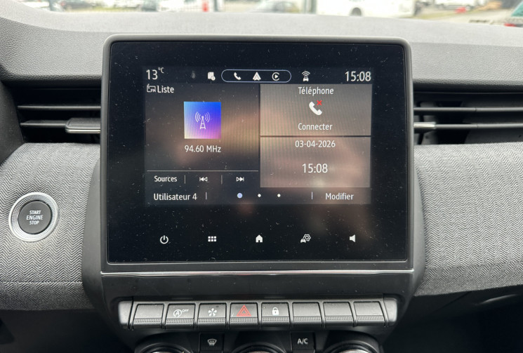 Renault Clio V Phase 2 1.0 TCe S&S 90 CV TECHNO - CAMERA - ACCES MAIN LIBRE 