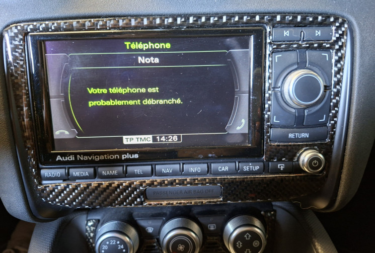 Audi TT ROADSTER 2.0 TFSI 211 PACK COMPTESION CAPOTE NOIR