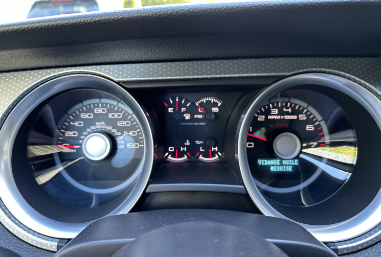 Ford MUSTANG SHELBY GT 500 Pack SVT 5.4 V8 550 ch / Immat France