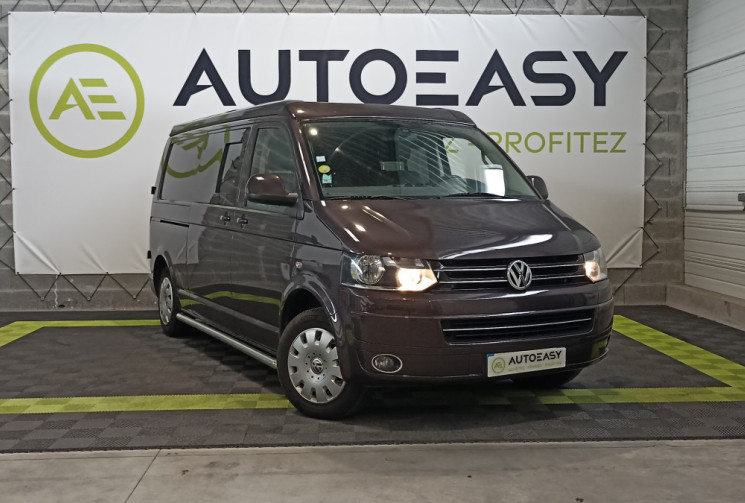Volkswagen Transporter T5 aménagé / 2.0 TDI 140 ch / Cabine approfondie / lits doubles