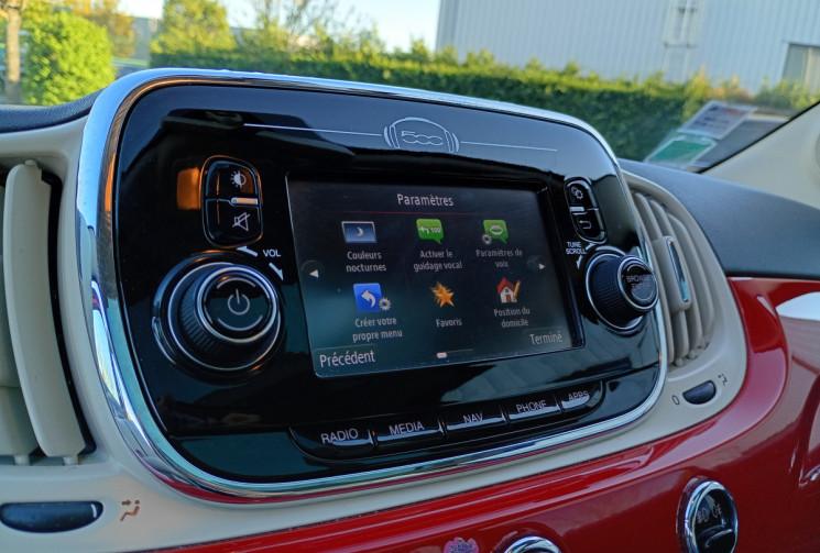 FIAT 500 1.2 69ch Lounge *Toit Panoramique