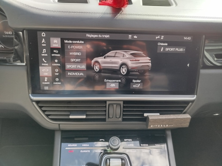 Porsche CAYENNE COUPE E-HYBRID 3.0L V6 462ch BVA FR 