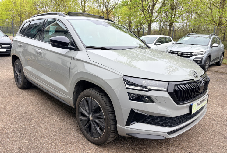 Skoda Karoq 1.5 TSI 150 ch Sportline*Garantie 03/2028 Virtual Cockpit*Attel.Elec*Hayon Elec*