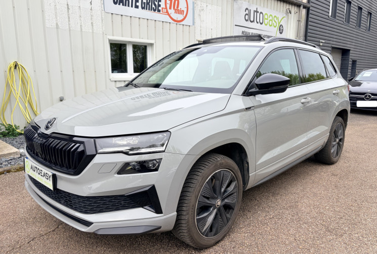 Skoda Karoq 1.5 TSI 150 ch Sportline*Garantie 03/2028 Virtual Cockpit*Attel.Elec*Hayon Elec*