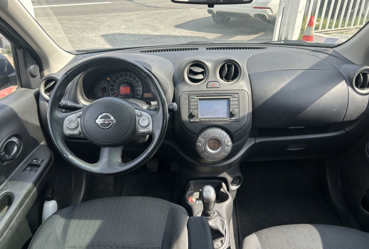 Nissan Micra IV (2) 1.2 80 Ch TEKNA * TOIT PANORAMIQUE * GPS * CLIM AUTO * BLUETOOTH