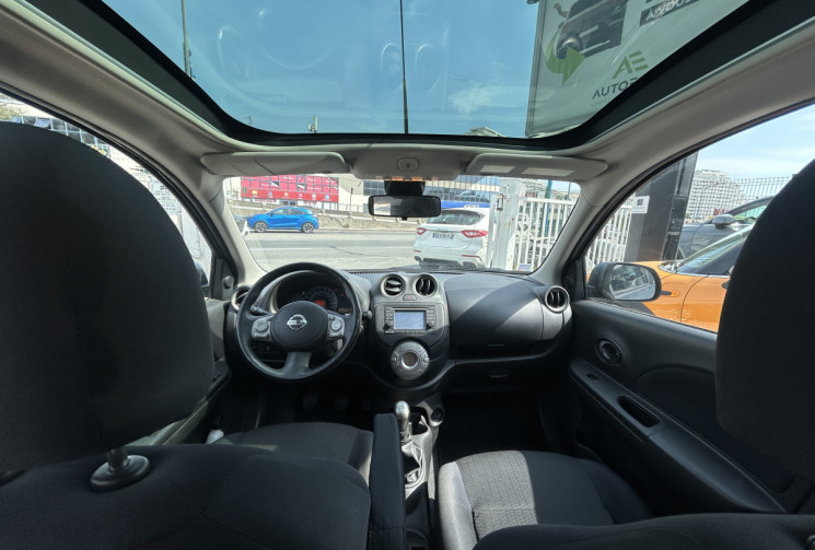 Nissan Micra IV (2) 1.2 80 Ch TEKNA * TOIT PANORAMIQUE * GPS * CLIM AUTO * BLUETOOTH