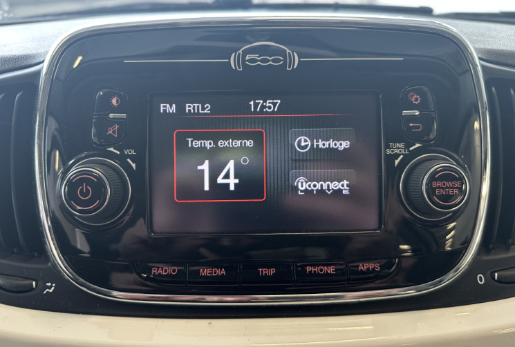 FIAT 500  1.2 8V 69 Popstar / Distribution faite pour la vente / Toit panoramique