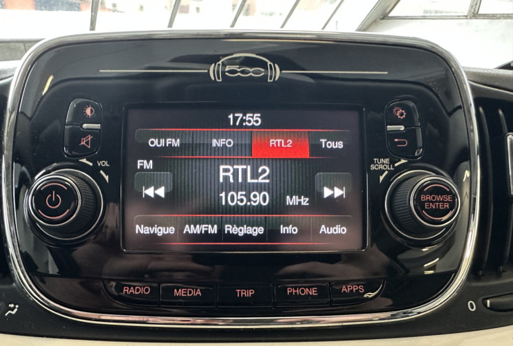 FIAT 500  1.2 8V 69 Popstar / Très peu kilométré / Toit panoramique