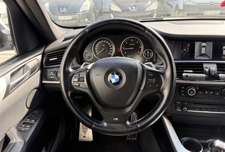 BMW X3 2.0D 184CH M Sport X Drive * Entretien BMW * Toit ouvrant * attelage 