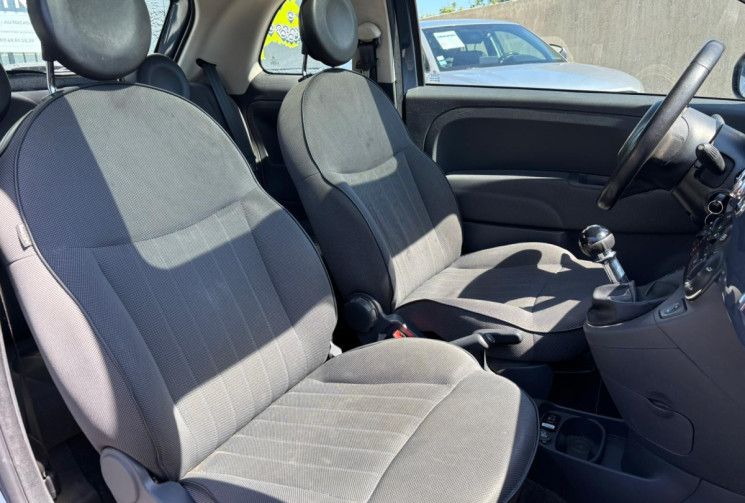 FIAT 500 LOUNGE 69 CV / CLIM / TOIT PANORAMIQUE / BLUETOOH / RÉVISÉE / GARANTIE