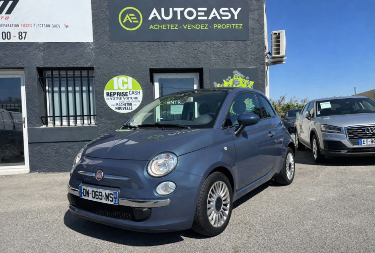FIAT 500 LOUNGE 69 CV / CLIM / TOIT PANORAMIQUE / BLUETOOH / RÉVISÉE / GARANTIE