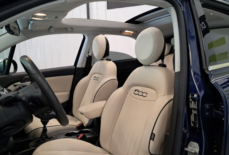 FIAT 500X 1.0 T3 120 Yacht Club Capri Dolcevita - toit ouvrant souple - suivi entretien -