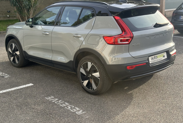 Volvo XC40 Recharge Extended Range 252ch Start / Suivi 100% VOLVO / SOH 95% / 1ière main