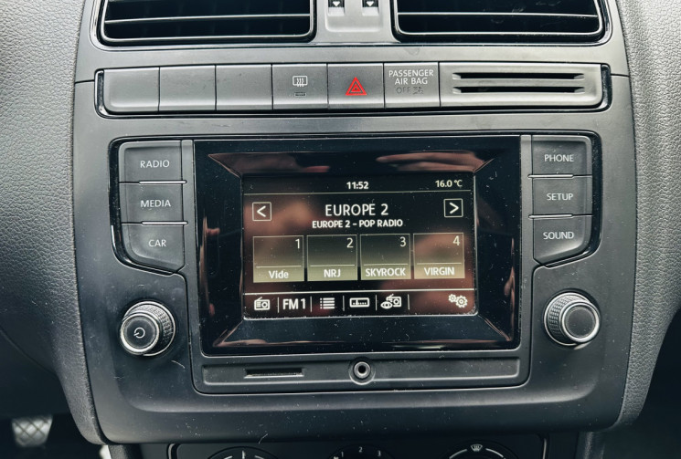 Volkswagen Polo 1.0 75ch Trendline 1ère main Régulateur / Climatisation