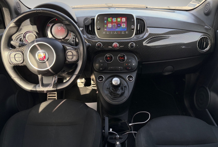 Abarth 500 595 1.4 T-Jet Pista 160ch / CARPLAY / TOIT OUVRANT / PLANCHE CARBONE