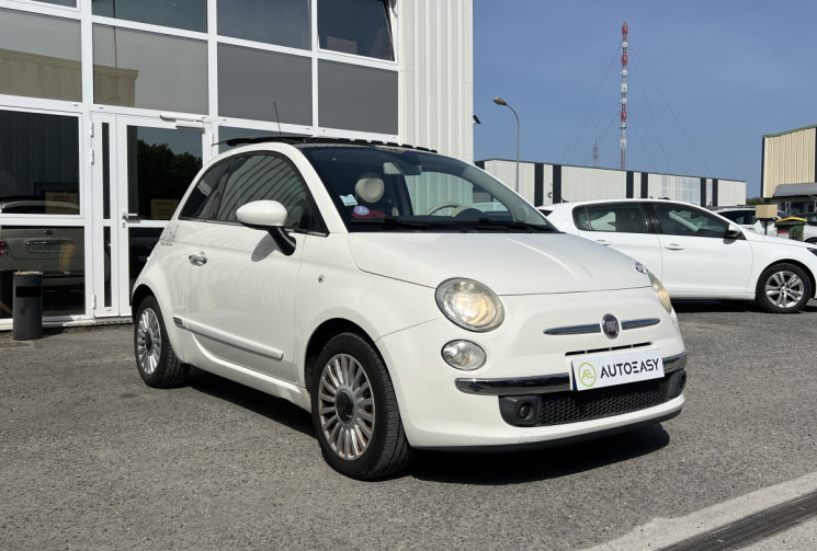 FIAT 500 III 1.2 MPi S&S 69 cv  LOUNGE * Toit Ouvrant  * Cuir Rouge * Distribution Embrayage OK