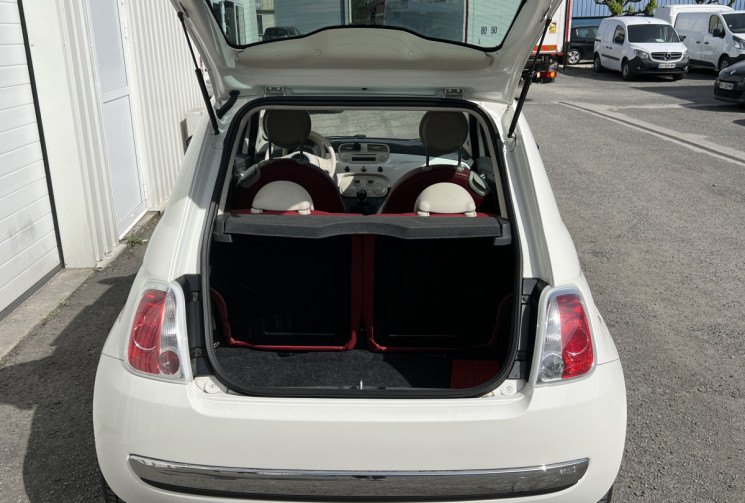 FIAT 500 III 1.2 MPi S&S 69 cv  LOUNGE * Toit Ouvrant  * Cuir Rouge * Distribution Embrayage OK