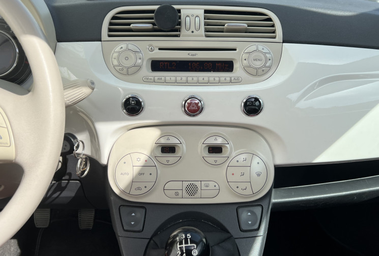 FIAT 500 III 1.2 MPi S&S 69 cv  LOUNGE * Toit Ouvrant  * Cuir Rouge * Distribution Embrayage OK