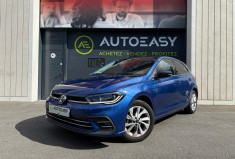Volkswagen Polo 6 1.0 TSI 95 STYLE CUIR ALCANTARA / CLIM BIZONE /BLEU RECIF