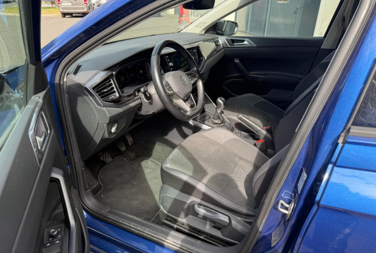 Volkswagen Polo 6 1.0 TSI 95 STYLE CUIR ALCANTARA / CLIM BIZONE /BLEU RECIF
