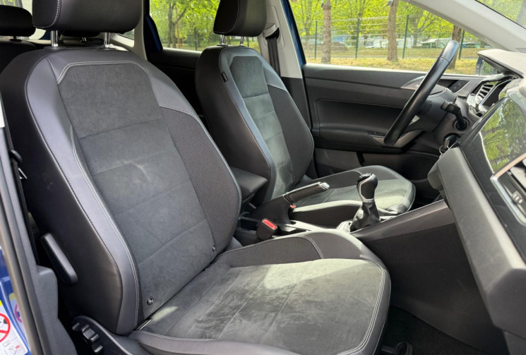 Volkswagen Polo 6 1.0 TSI 95 STYLE CUIR ALCANTARA / CLIM BIZONE /BLEU RECIF