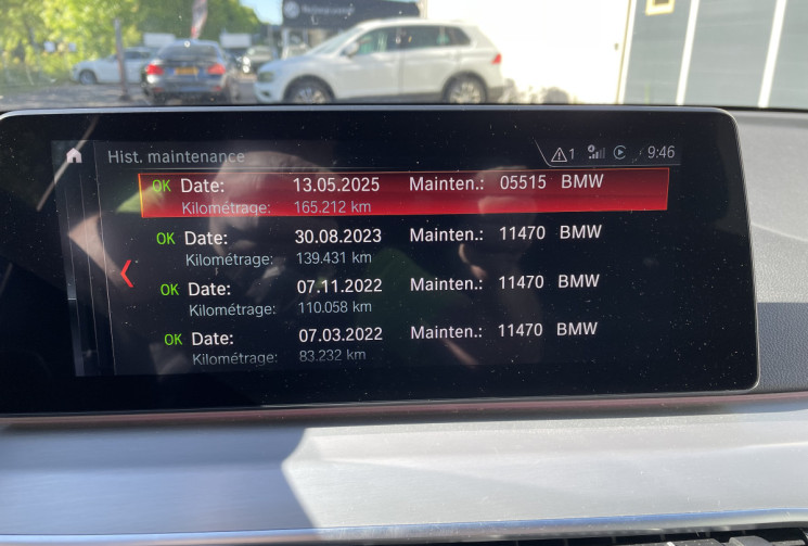 BMW SERIE 5 TOURING 530dA xDrive 265 ch M Sport/Harman Kardon/Sièges Cuir Elect /Toit Pano/JA 19