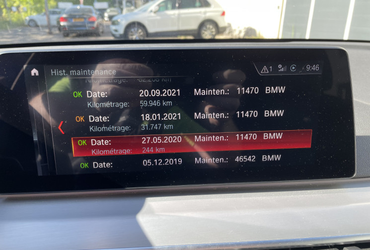 BMW SERIE 5 TOURING 530dA xDrive 265 ch M Sport/Harman Kardon/Sièges Cuir Elect /Toit Pano/JA 19