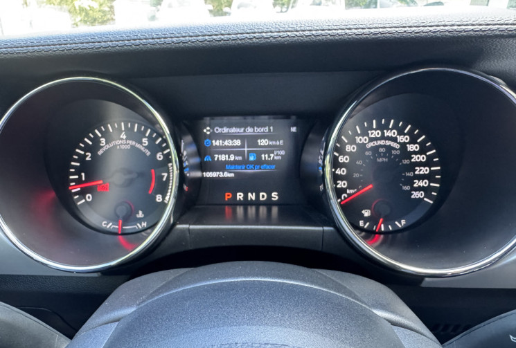 Ford MUSTANG FASTBACK GT 5.0 V8 421 ch BVA6 / Camera / Hi-Fi Surround / Immat France / Entretien OK