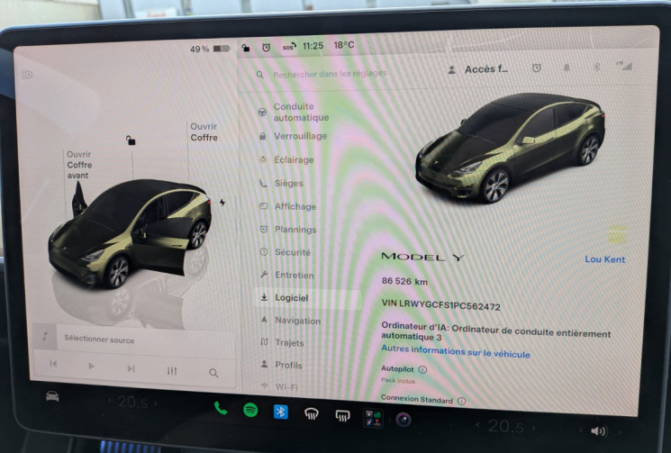 Tesla Model Y PROPULSION STANDARD 220KW RWD 300CH