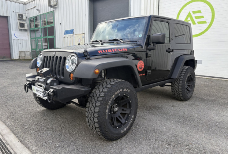 Jeep Wrangler RUBICON 2.8 CRD 4WD 177 cv * FOX * Phare Led * Treuil * Entretien Complet * TBE 