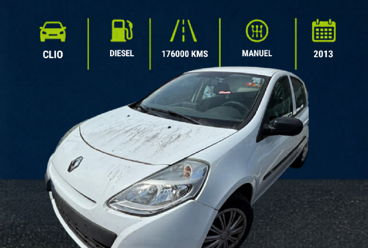 Renault Clio 1.5 dCi 75ch Tomtom / Gps / Bluetooh / Révisée / Garantie