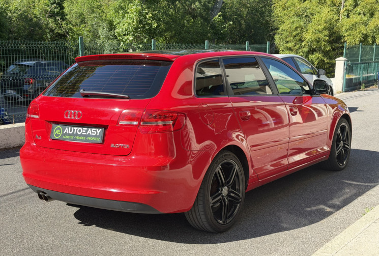 Audi A3 SPORTBACK 2.0 TDI 140 S LINE * ENTRETIEN A JOUR * CT ET DISTRI OK * GARANTIE 6 MOIS