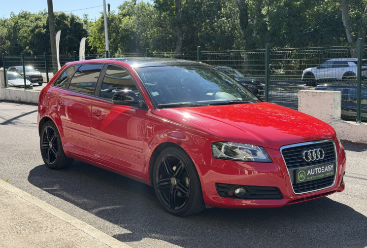 Audi A3 SPORTBACK 2.0 TDI 140 S LINE * ENTRETIEN A JOUR * CT ET DISTRI OK * GARANTIE 6 MOIS