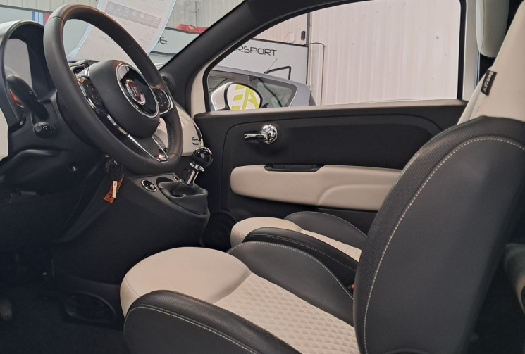 FIAT 500 1.0 70 BSG S&S Dolcevita - TOIT PANO -  2EME MAIN - SUIVI ENTRETIEN - REVISEE