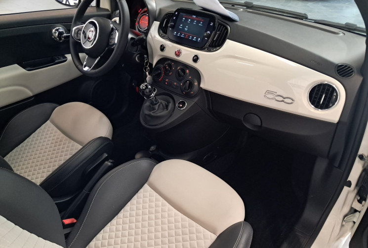 FIAT 500 1.0 70 BSG S&S Dolcevita - TOIT PANO -  2EME MAIN - SUIVI ENTRETIEN - REVISEE
