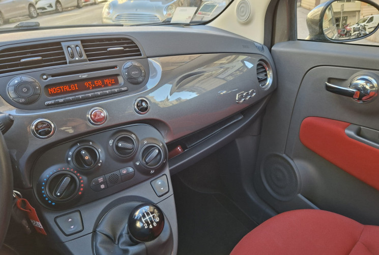 FIAT 500 1.4 MPI 100 CH SPORT 24500 KMS 1ere main