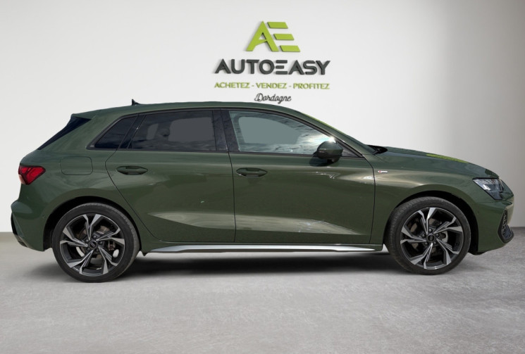 Audi A3 SPORTBACK 35 TFSI 150 MILD HYBRID S TRONIC 7 S LINE / 1ERE MAIN / GARANTIE 02/2029
