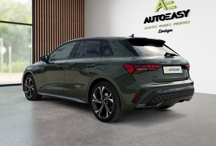 Audi A3 SPORTBACK 35 TFSI 150 MILD HYBRID S TRONIC 7 S LINE / 1ERE MAIN / GARANTIE 02/2029