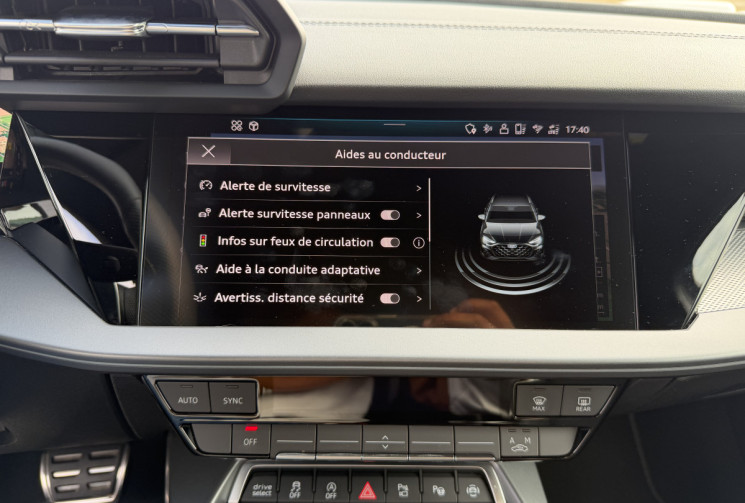 Audi A3 SPORTBACK 35 TFSI 150 MILD HYBRID S TRONIC 7 S LINE / 1ERE MAIN / GARANTIE 02/2029