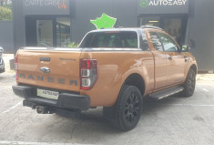 Ford Ranger SUPER CABINE 2.0 ECOBLUE 213 WILDTRAK 4X4 BVA10 TVA Récupérable * Attelage
