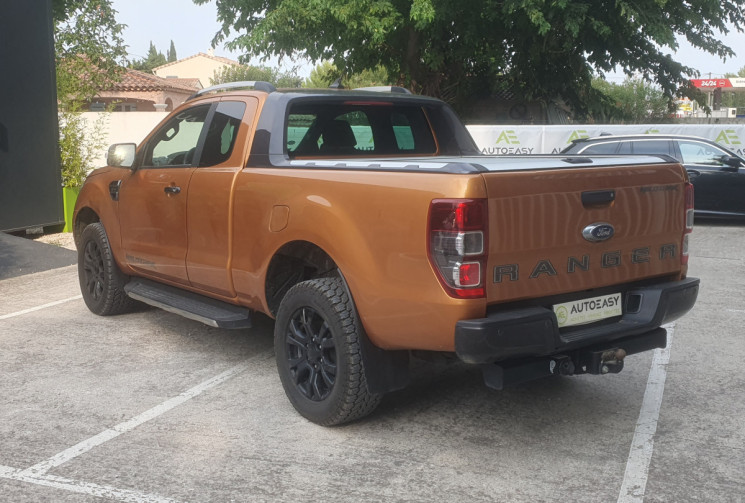 Ford Ranger SUPER CABINE 2.0 ECOBLUE 213 WILDTRAK 4X4 BVA10 TVA Récupérable * Attelage