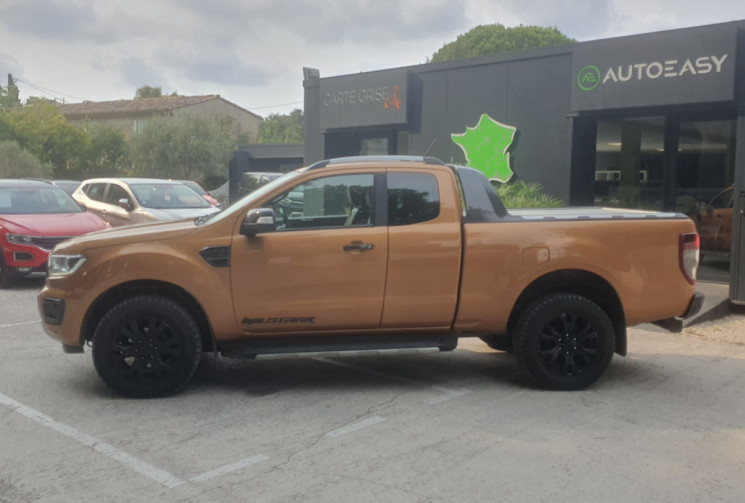 Ford Ranger SUPER CABINE 2.0 ECOBLUE 213 WILDTRAK 4X4 BVA10 TVA Récupérable * Attelage