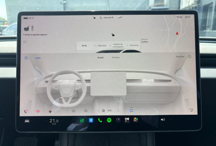 Tesla Model 3 STANDAR RANGE RWD / JANTES 20 POUCES / 15700 KMS / GARANTIE TESLA 11/2027