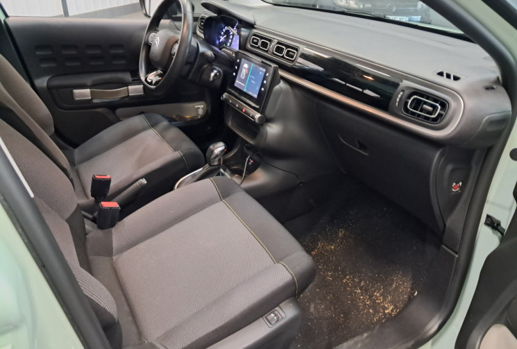 Citroën C3 III 1.2 PureTech 110 Shine EAT6 - TOIT PANO SIEGES CHAUF - SUIVI ENTRETIEN - DISTRI OK 
