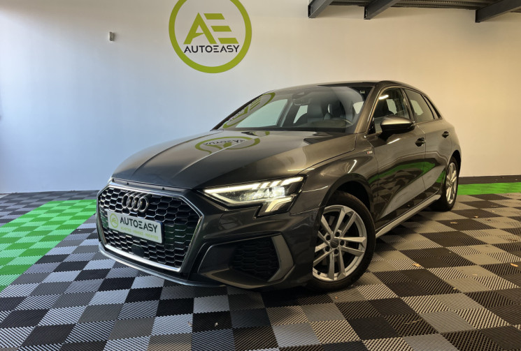Audi A3 Sportback S-LINE 1.5 35 TFSI MHEV / SUIVI AUDI / ORIGINE FRANCE / MATRIX LED / ATTELAGE