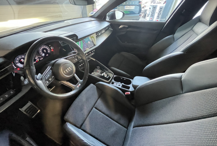 Audi A3 Sportback S-LINE 1.5 35 TFSI MHEV / SUIVI AUDI / ORIGINE FRANCE / MATRIX LED / ATTELAGE