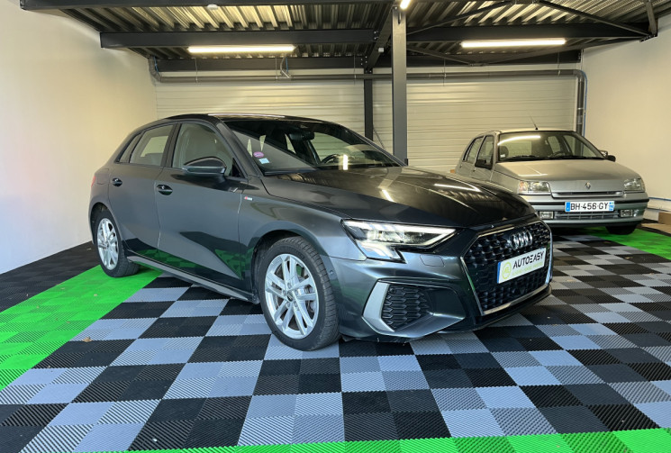 Audi A3 Sportback S-LINE 1.5 35 TFSI MHEV / SUIVI AUDI / ORIGINE FRANCE / MATRIX LED / ATTELAGE