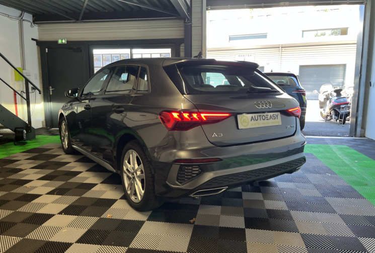 Audi A3 Sportback S-LINE 1.5 35 TFSI MHEV / SUIVI AUDI / ORIGINE FRANCE / MATRIX LED / ATTELAGE