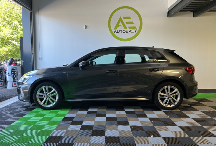 Audi A3 Sportback S-LINE 1.5 35 TFSI MHEV / SUIVI AUDI / ORIGINE FRANCE / MATRIX LED / ATTELAGE