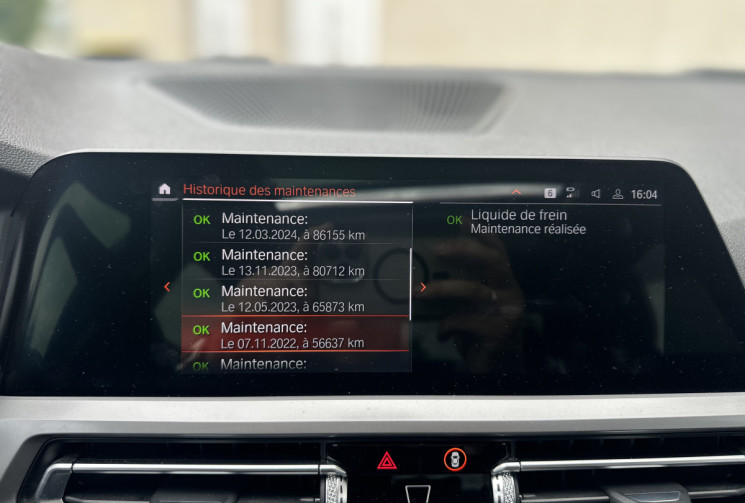 BMW Série 3 G20 Berline 320d 2.0 d 16V Steptronic8 190 cv Boîte auto